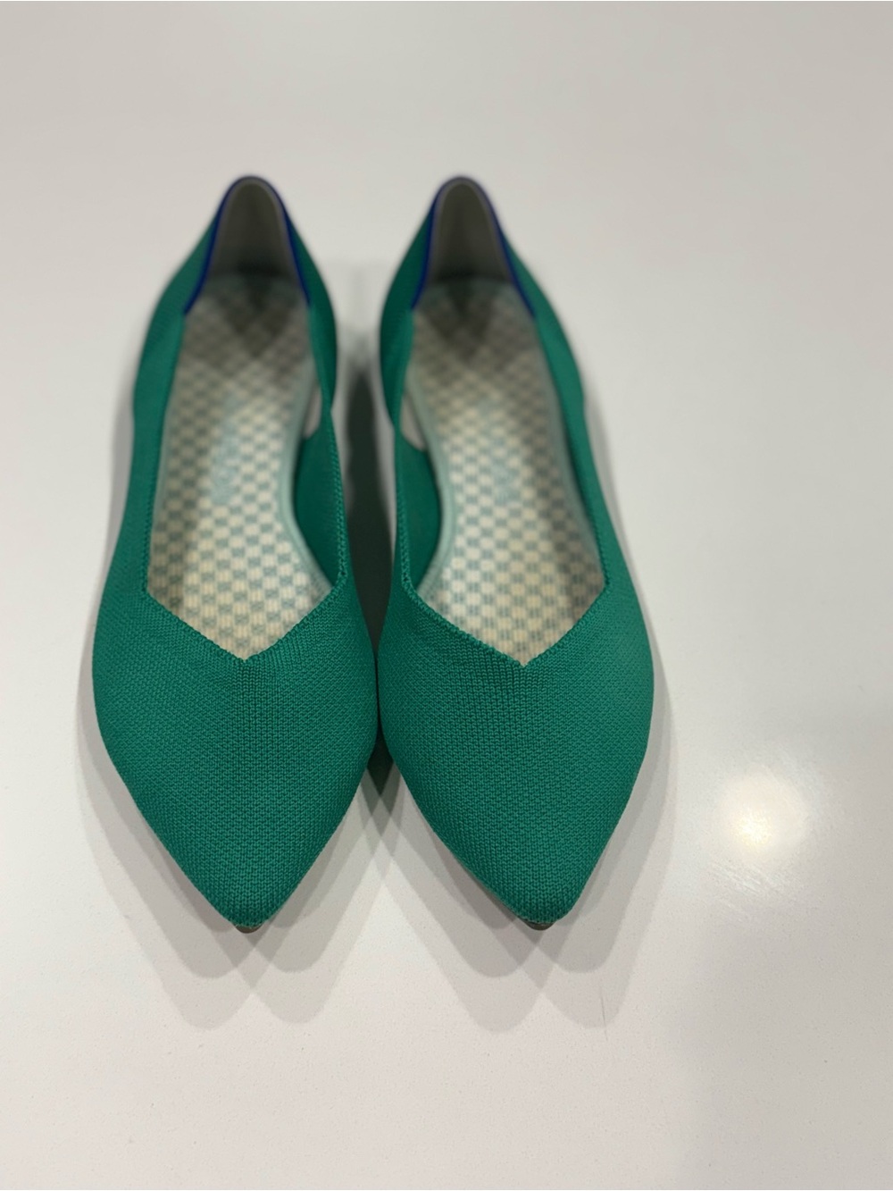 Rothy’s The Point Shamrock Pointed Toe Women's Flats- Size 8.5